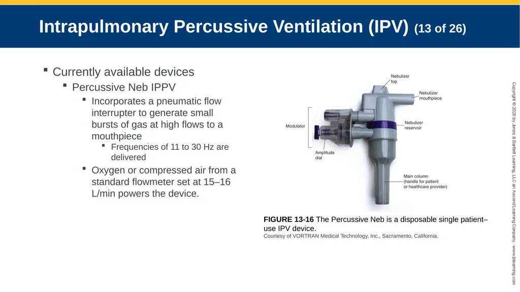 Hyperinflation Therapy CHAPTER 13 Objectives - slide 43 of 68
