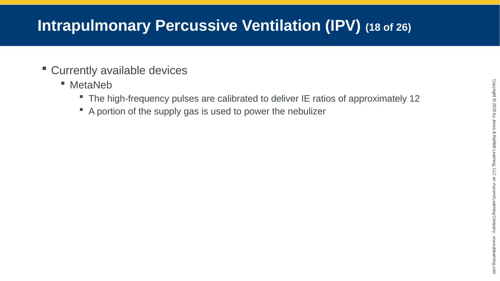 Hyperinflation Therapy CHAPTER 13 Objectives - slide 48 of 68