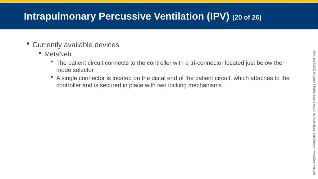 Hyperinflation Therapy CHAPTER 13 Objectives - slide 50 of 68