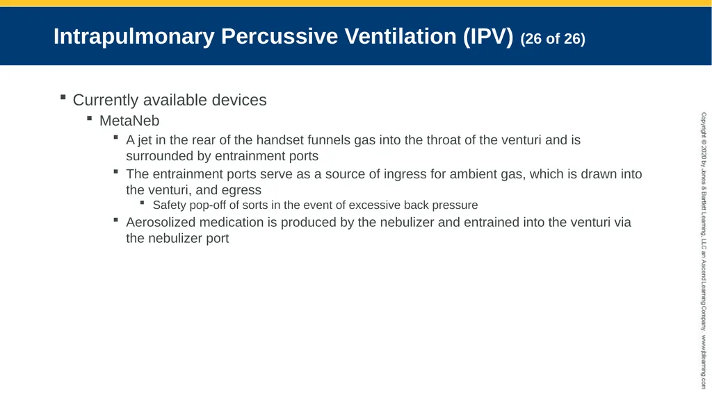Hyperinflation Therapy CHAPTER 13 Objectives - slide 56 of 68