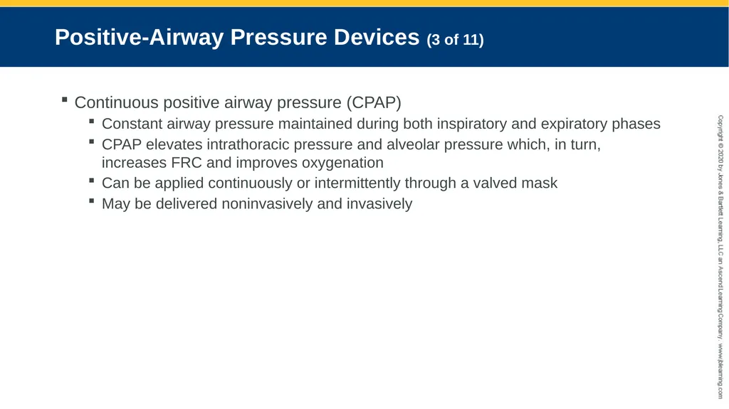 Hyperinflation Therapy CHAPTER 13 Objectives - slide 59 of 68