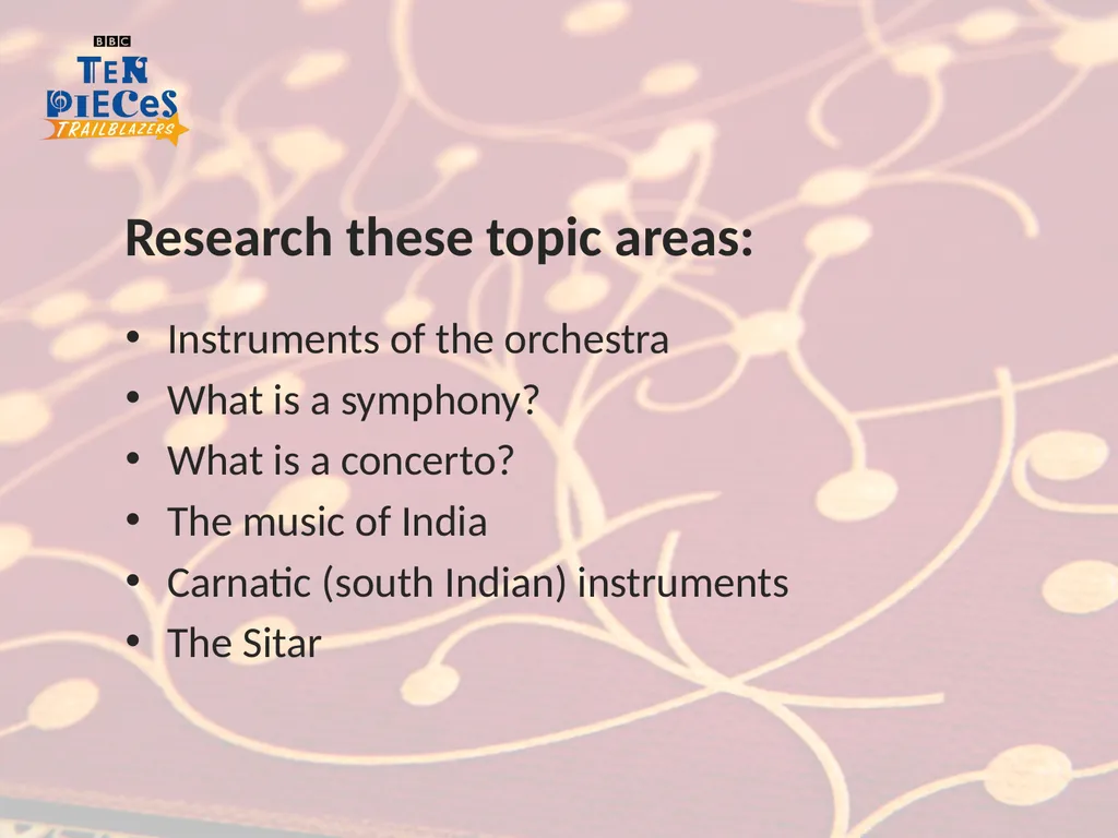 Ravi Shankar Symphony – finale (excerpt) Secondary - slide 12 of 28