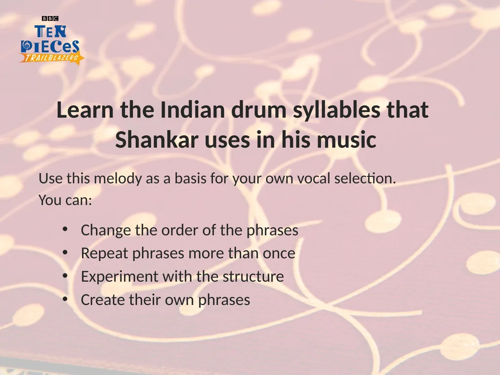 Ravi Shankar Symphony – finale (excerpt) Secondary - slide 21 of 28