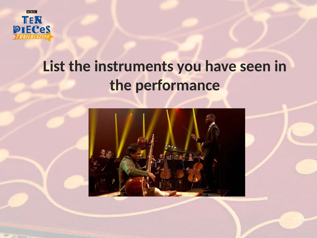Ravi Shankar Symphony – finale (excerpt) Secondary - slide 11 of 28