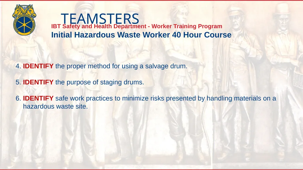 Chapter 12 Safe Work Practices Drum and Container - slide 3 of 19