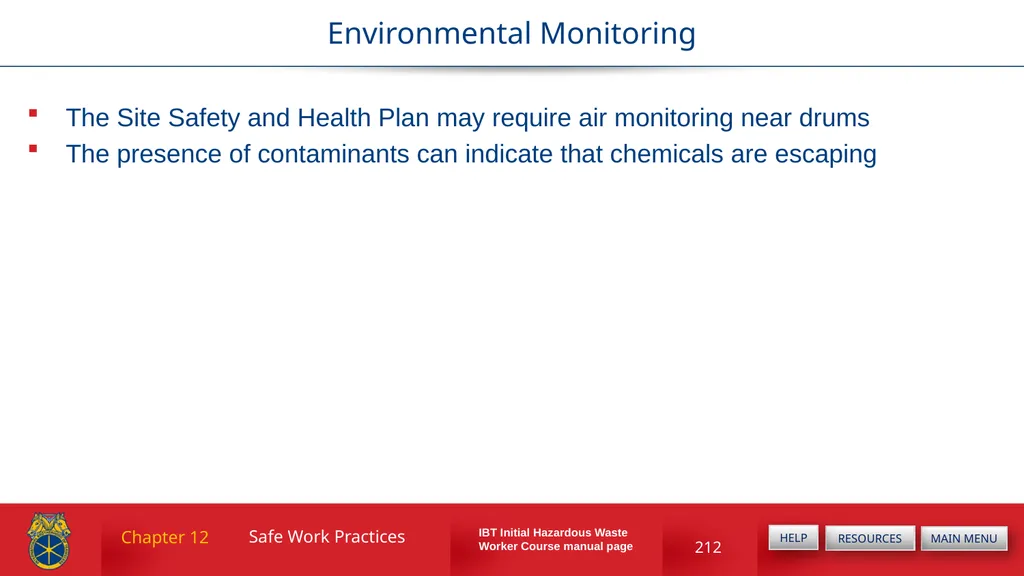 Chapter 12 Safe Work Practices Drum and Container - slide 8 of 19