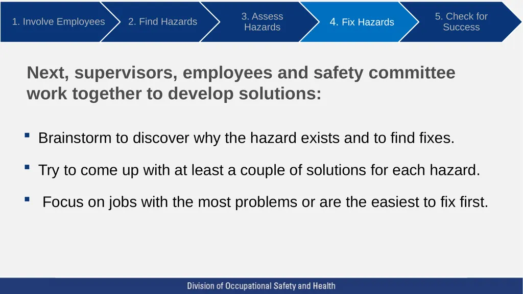 Using ergonomics to prevent sprains and strains - slide 34 of 55