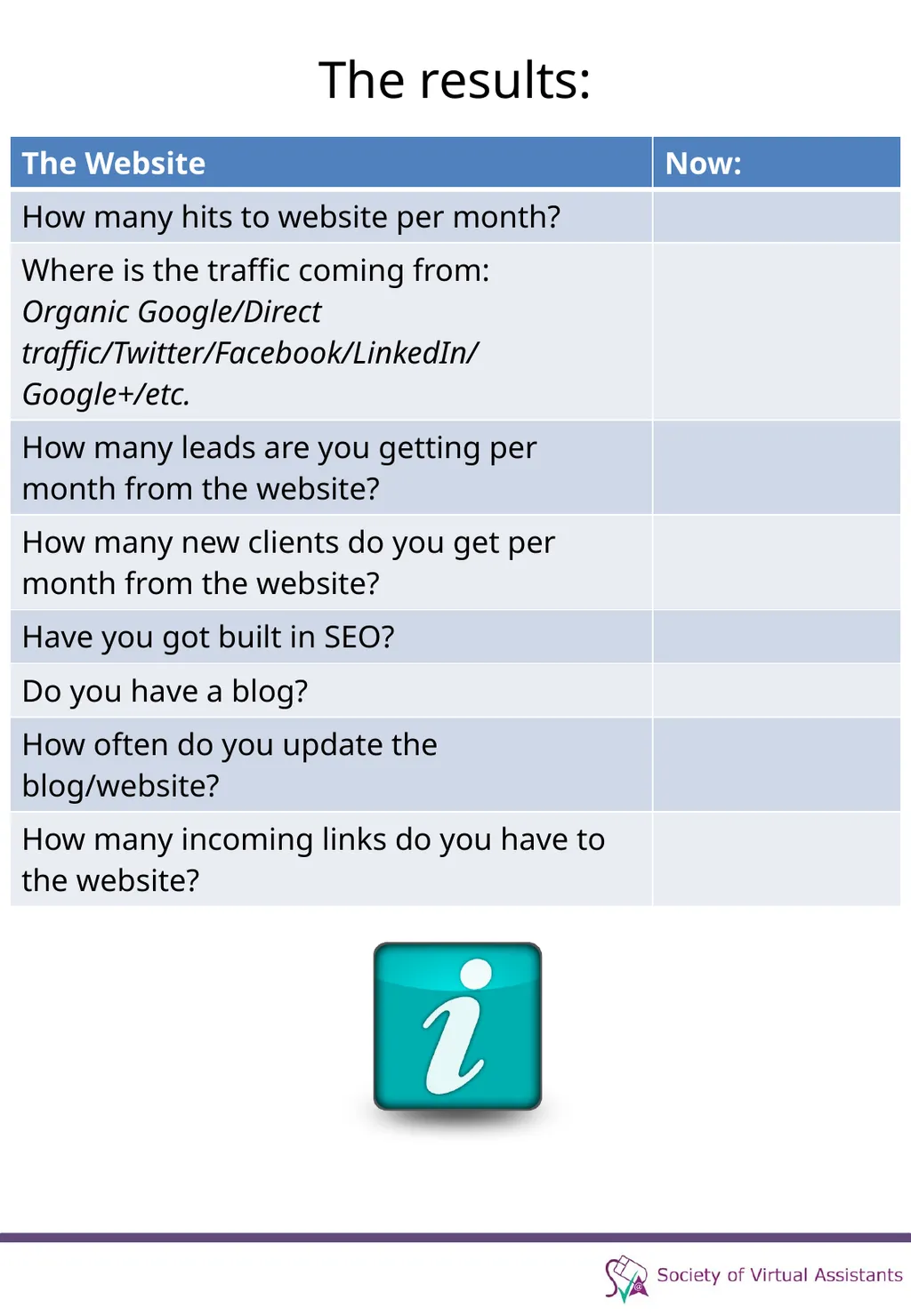 Social Media Strategy Before we start... Before we - slide 26 of 30
