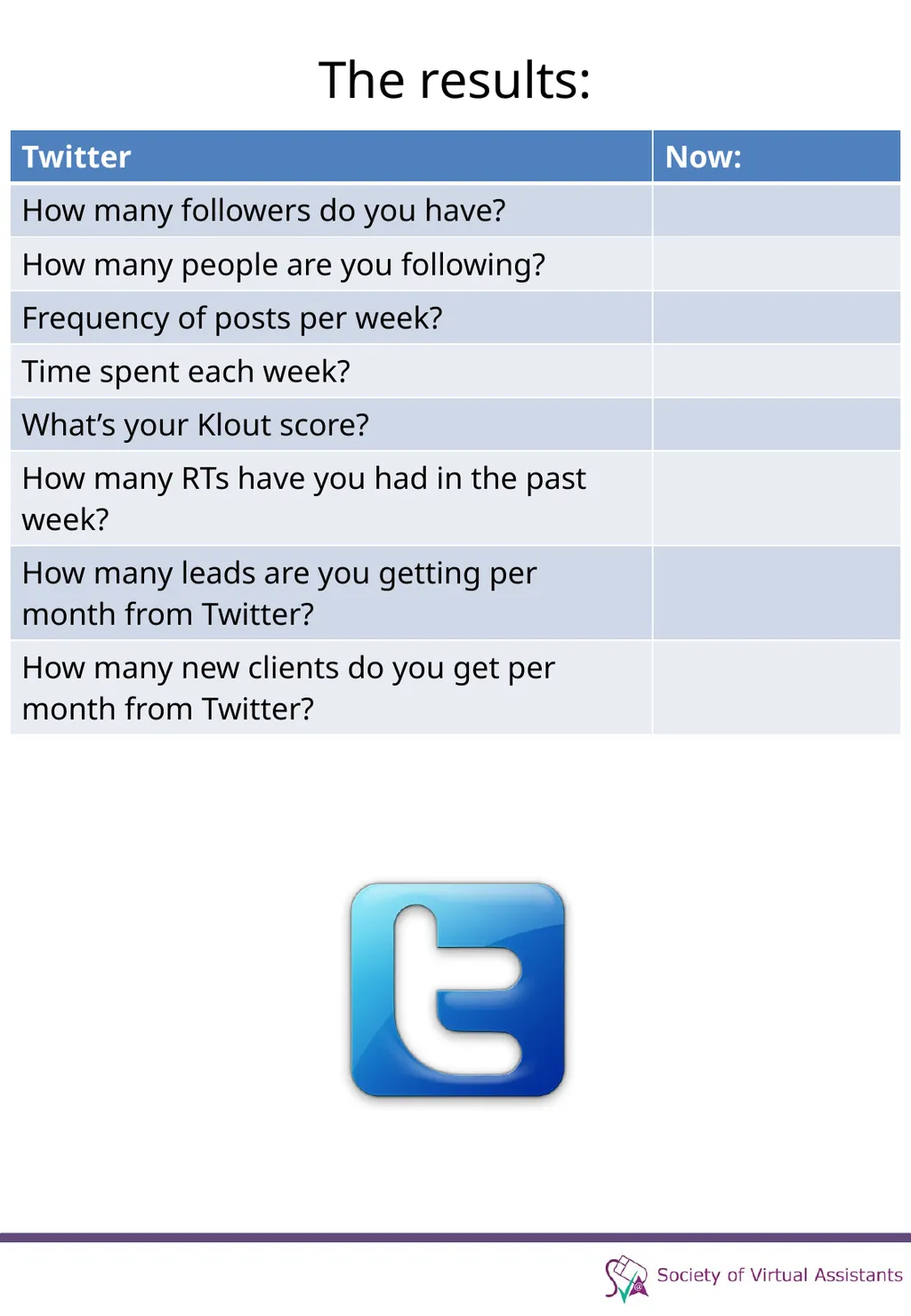 Social Media Strategy Before we start... Before we - slide 27 of 30