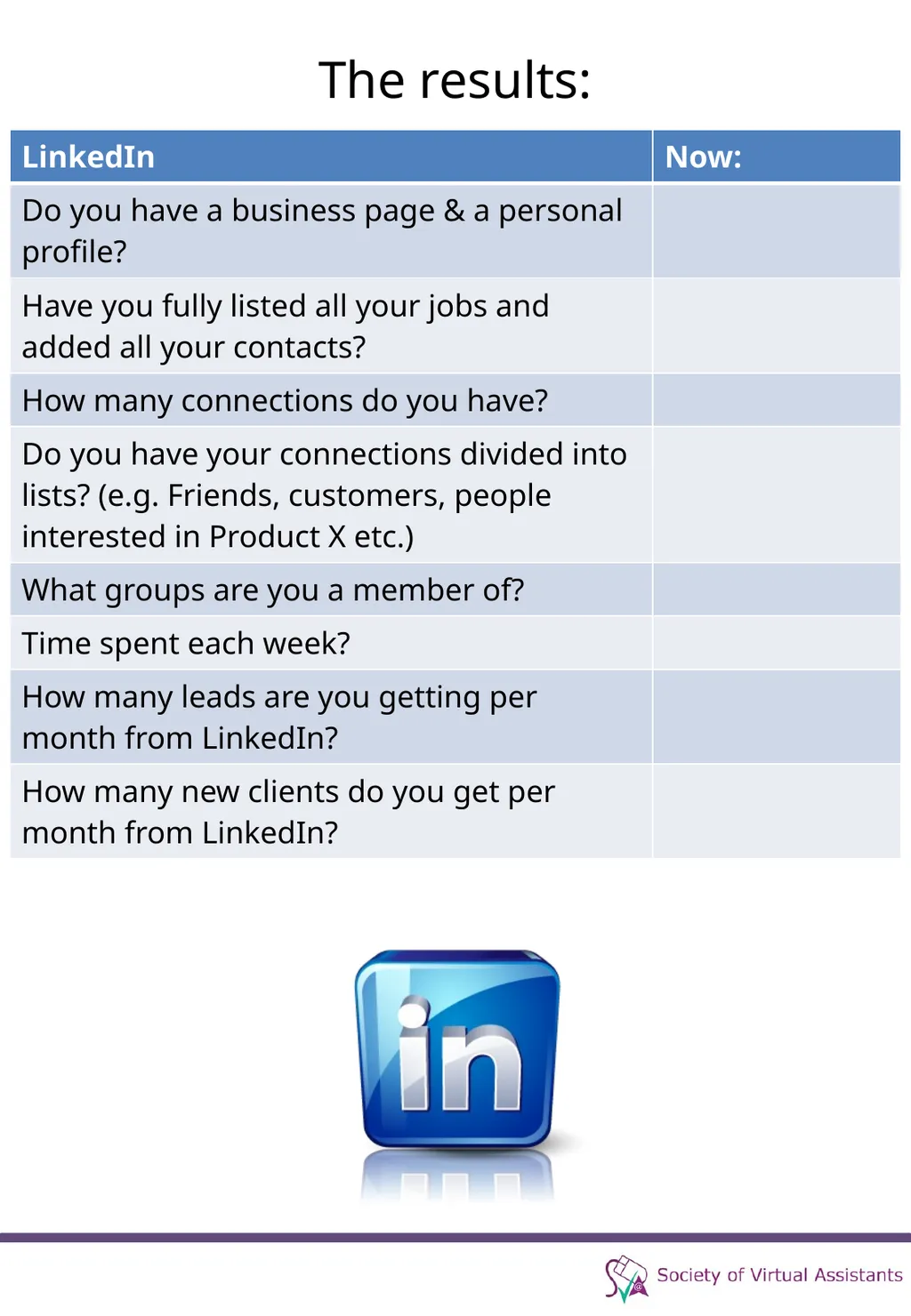 Social Media Strategy Before we start... Before we - slide 29 of 30
