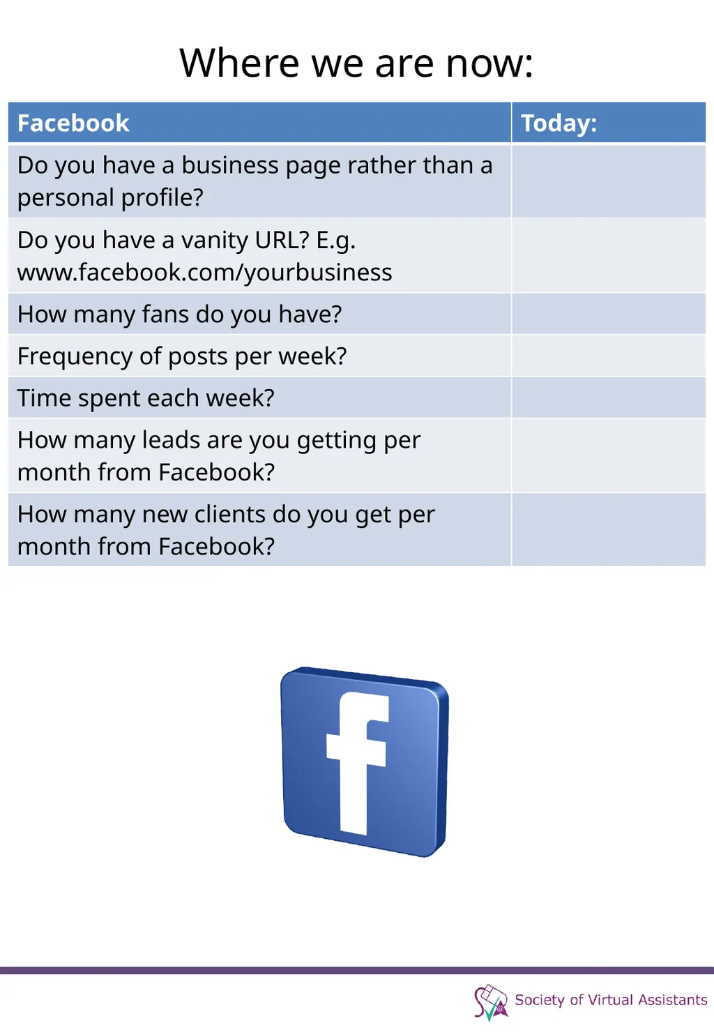 Social Media Strategy Before we start... Before we - slide 9 of 30