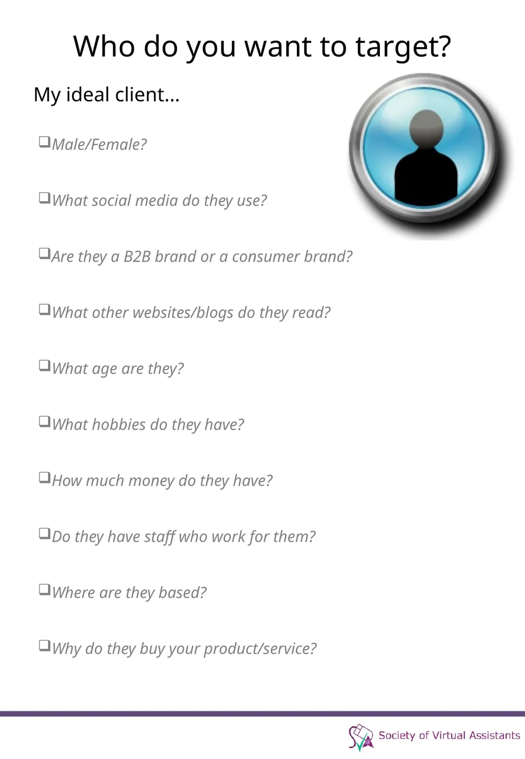 Social Media Strategy Before we start... Before we - slide 12 of 30