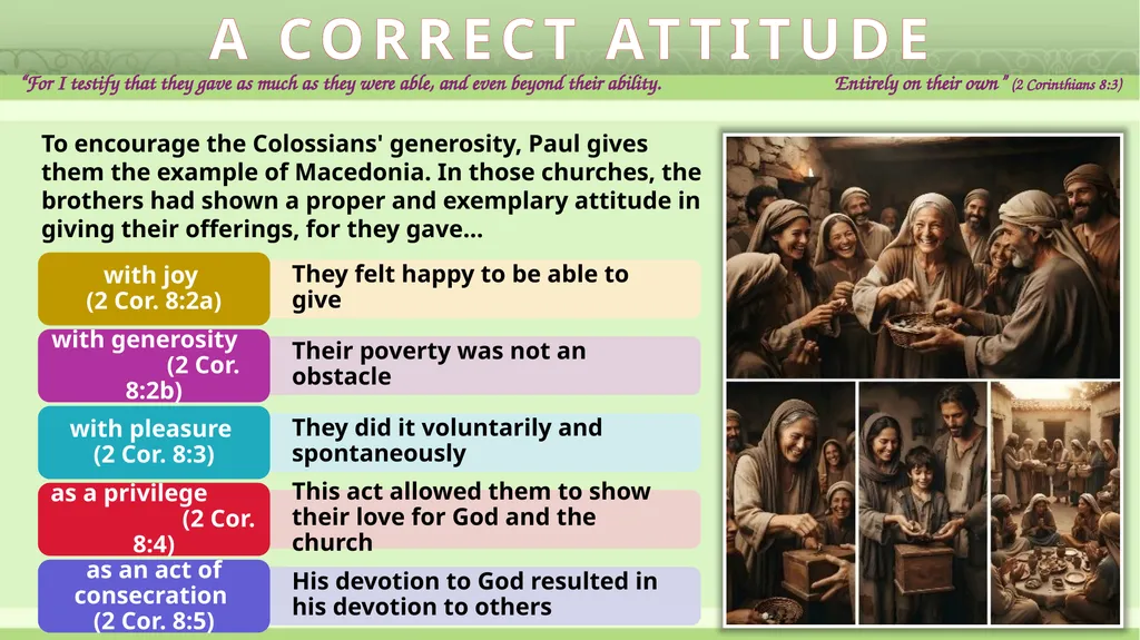 STEWARDSHIP AND MISSION Lesson 11 for September - slide 9 of 12