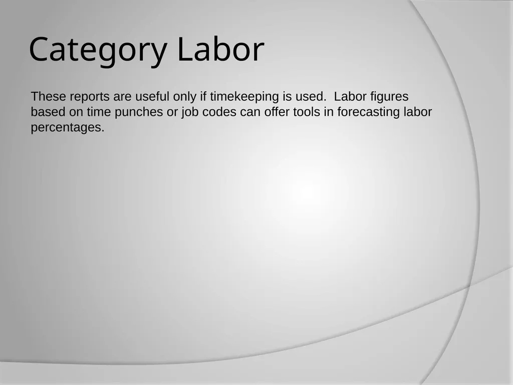 Micros 3700 Reports Training Do you know the - slide 8 of 21