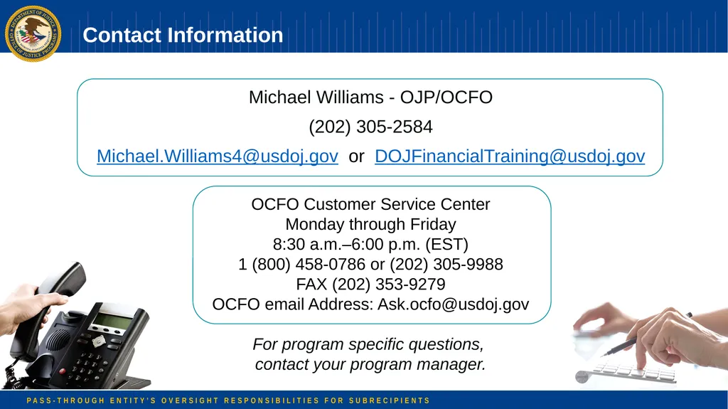 Pass-through Entity’s Oversight Responsibilities - slide 57 of 58