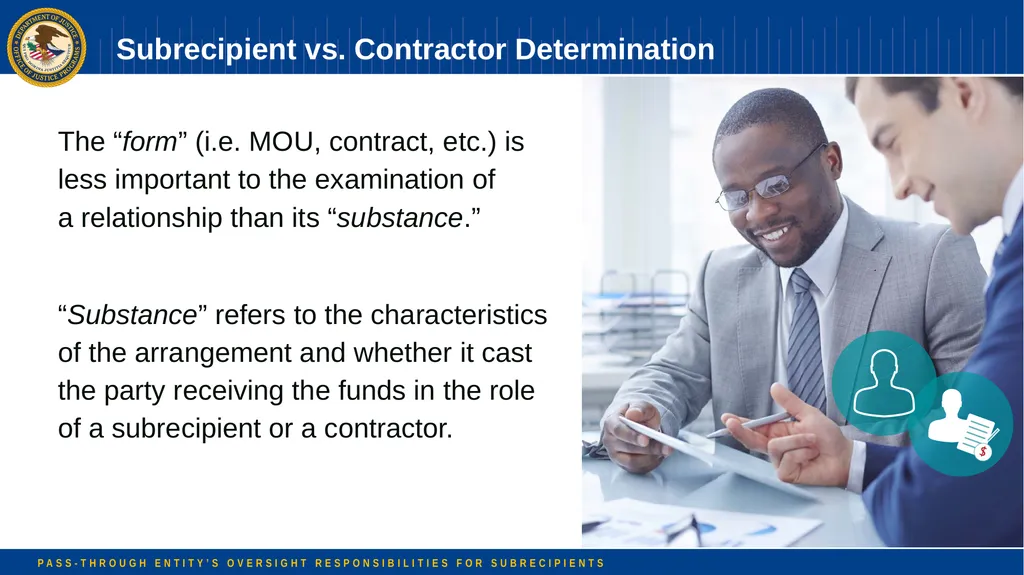 Pass-through Entity’s Oversight Responsibilities - slide 13 of 58