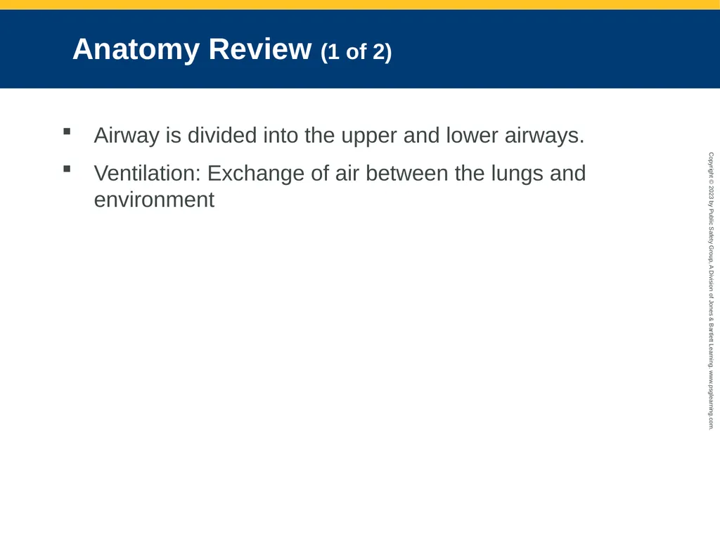 Airway Management CHAPTER 11: Focused Lecture - slide 9 of 139