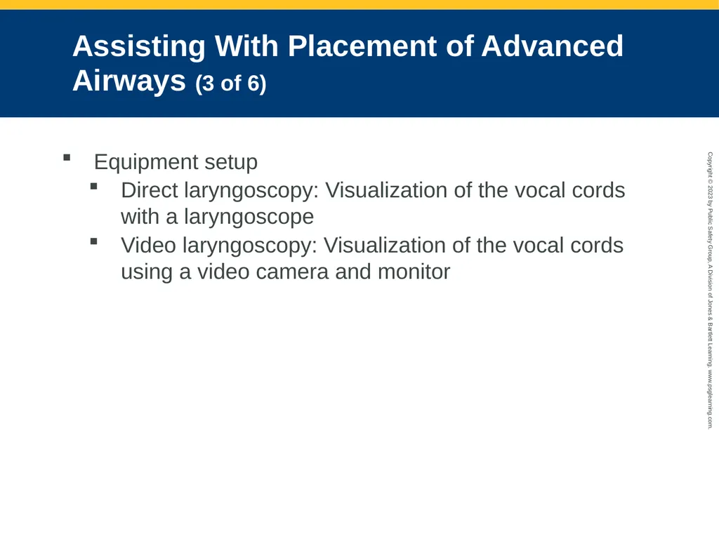 Airway Management CHAPTER 11: Focused Lecture - slide 136 of 139