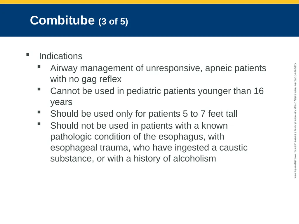 Airway Management CHAPTER 11: Focused Lecture - slide 131 of 139