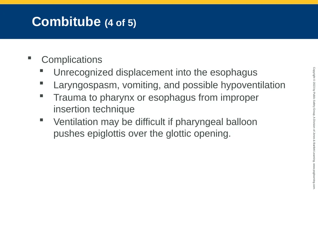 Airway Management CHAPTER 11: Focused Lecture - slide 132 of 139