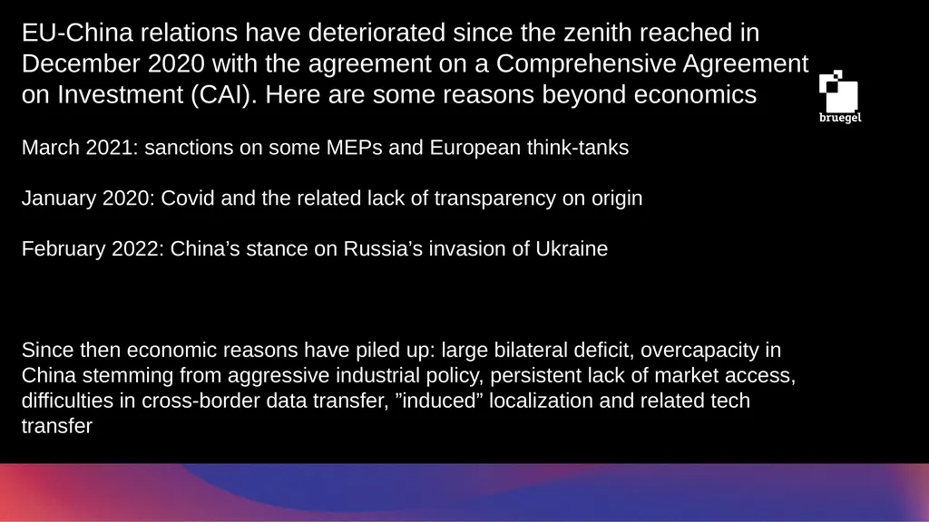 EU-China relation and de-risking global - slide 2 of 22