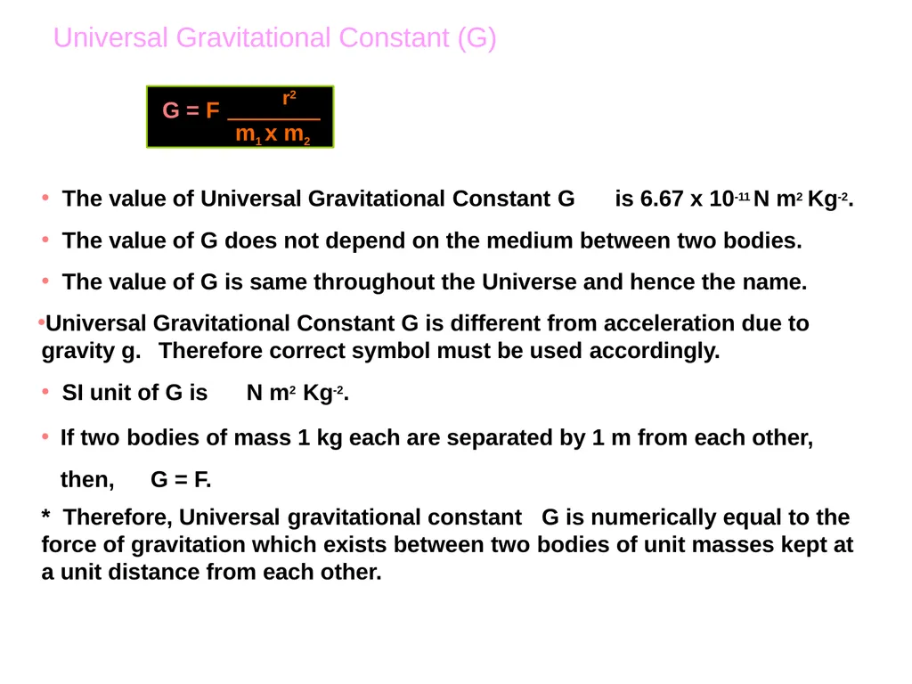 SAINIK SCHOOL GOPALGANJ GRAVITATION CLASS-IX BY- - slide 7 of 42