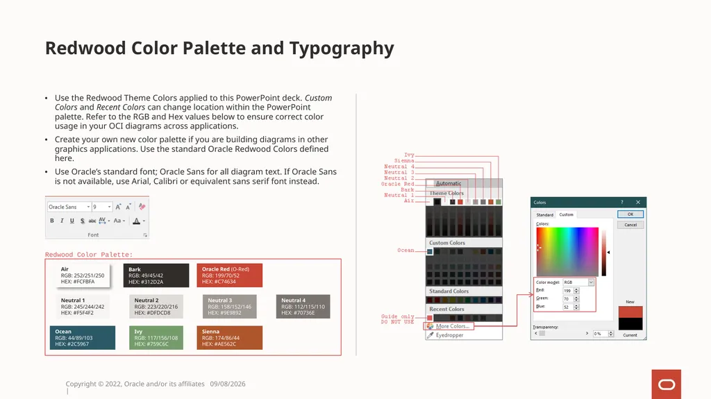 OCI Architecture Diagram Toolkit Style guide for - slide 5 of 48