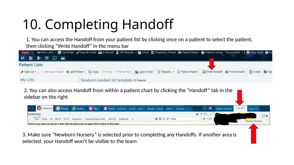 Newborn Service EPIC Set-up Guide Kathryn Johnson, - slide 29 of 29