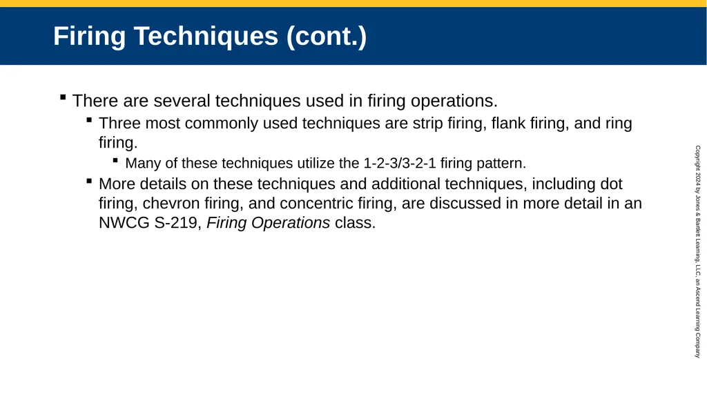 CHAPTER 15 Basic Firing Operations Knowledge - slide 35 of 48