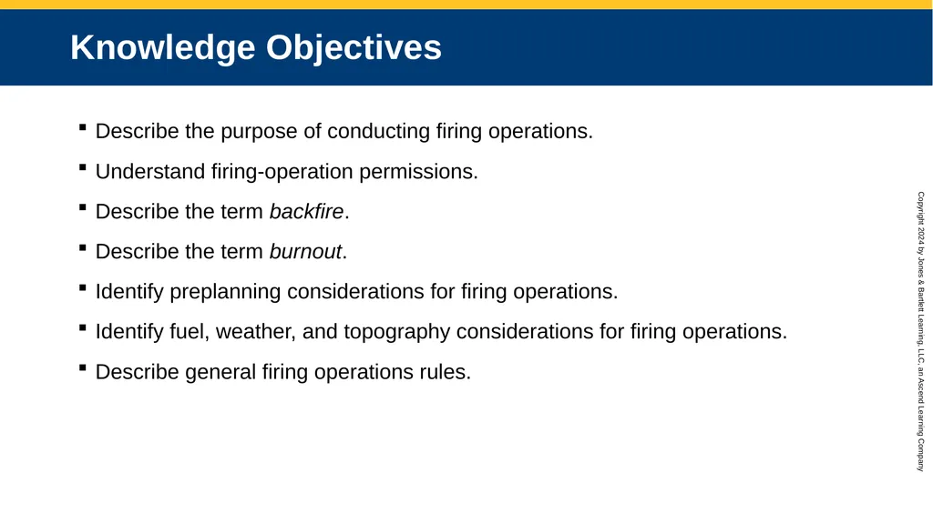 CHAPTER 15 Basic Firing Operations Knowledge - slide 2 of 48