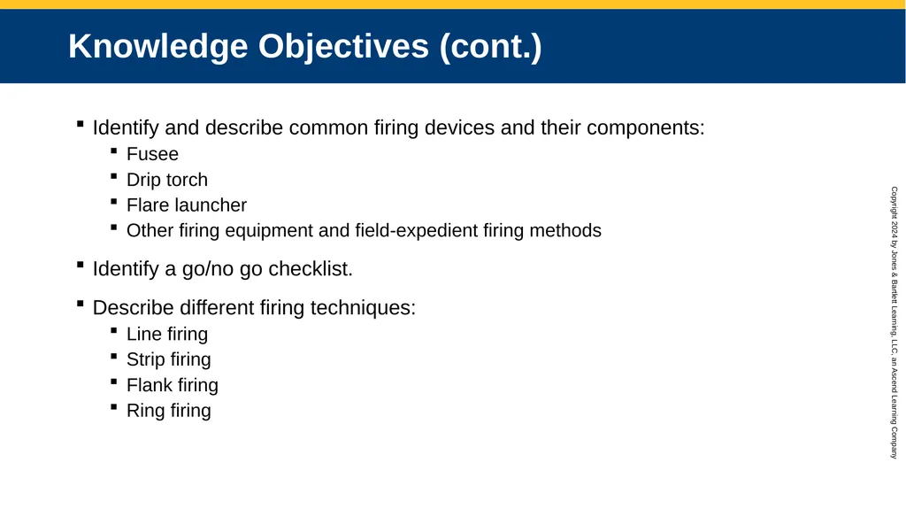 CHAPTER 15 Basic Firing Operations Knowledge - slide 3 of 48