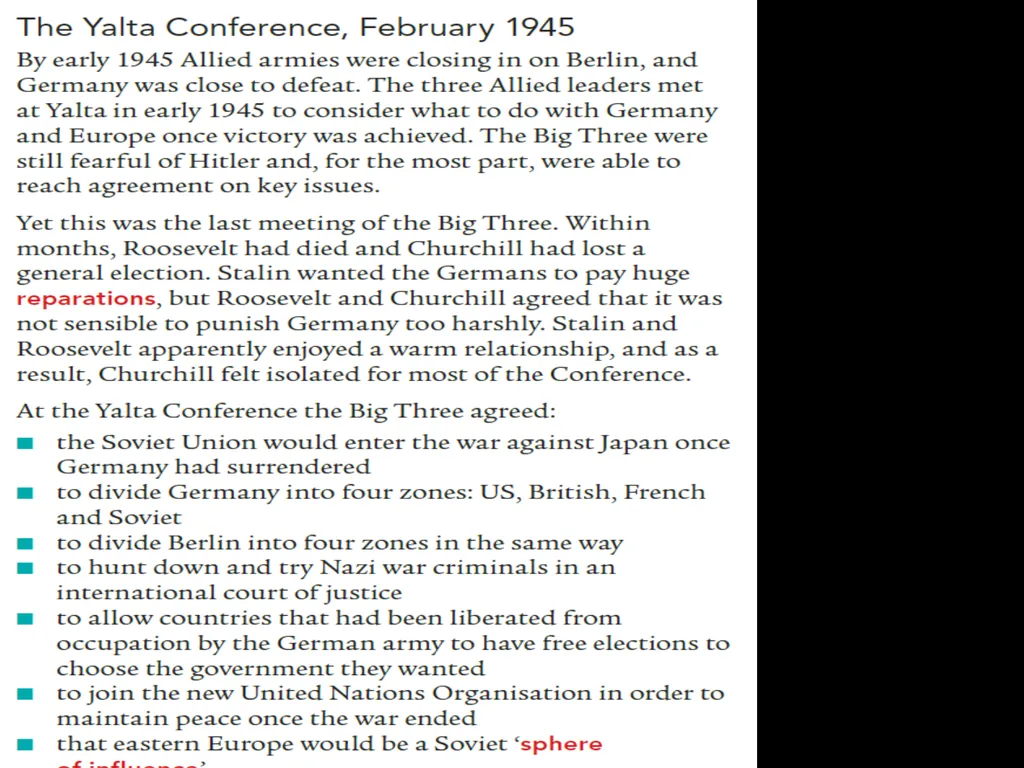 Why did the ‘Grand Alliance’ Breakdown? L/O – To - slide 15 of 41