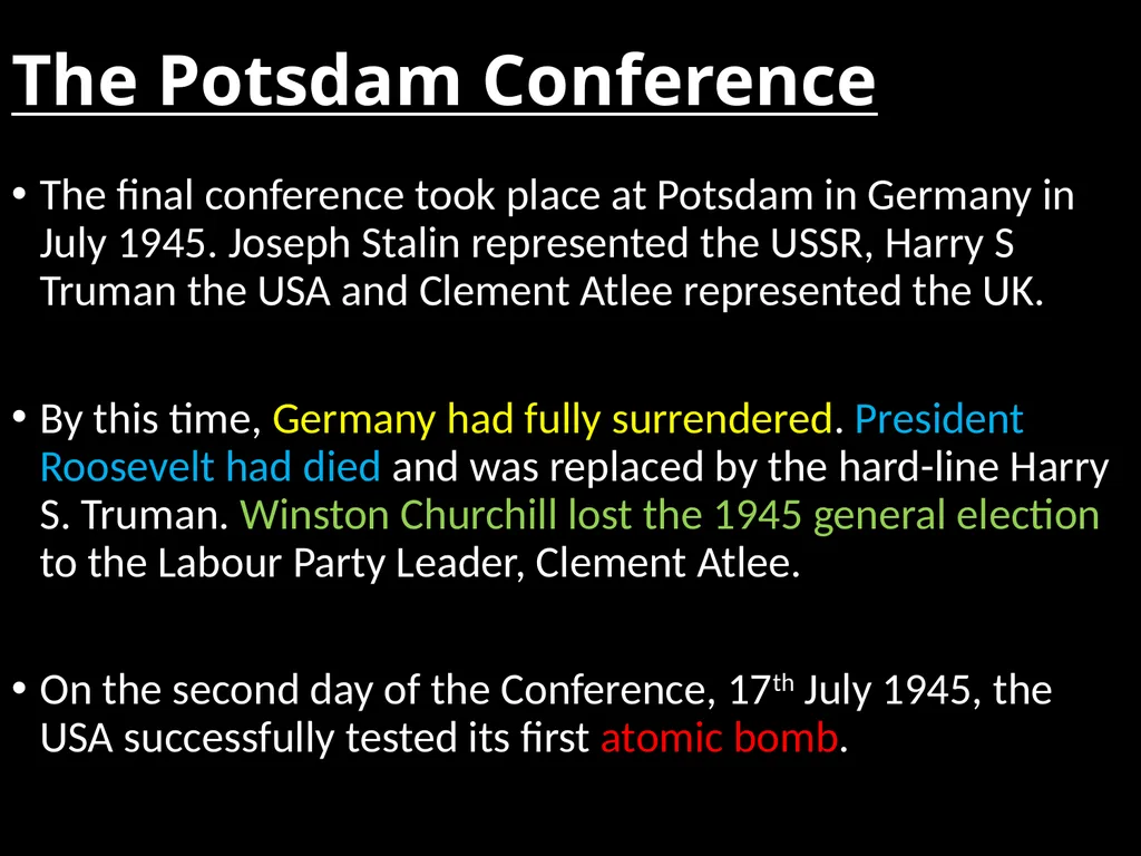 Why did the ‘Grand Alliance’ Breakdown? L/O – To - slide 23 of 41