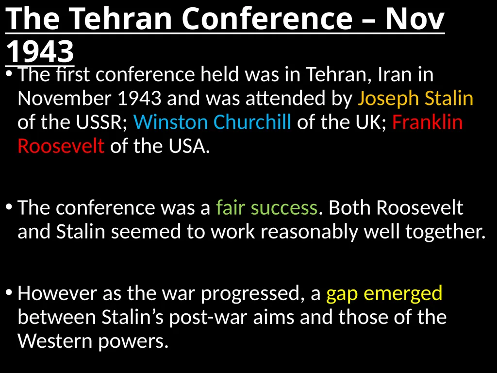 Why did the ‘Grand Alliance’ Breakdown? L/O – To - slide 4 of 41