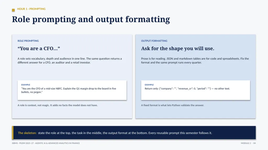 ISBMS · PGDM 2025–27 · SEMESTER III · SESSION 2 - slide 4 of 13