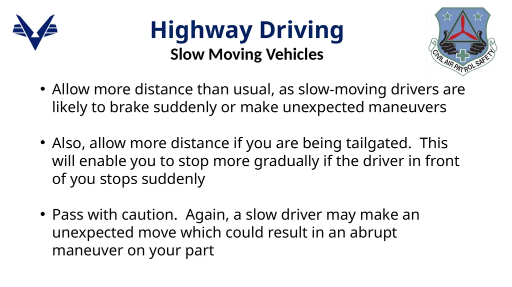 1 Passenger Van Safety Awareness Program Course - slide 20 of 27