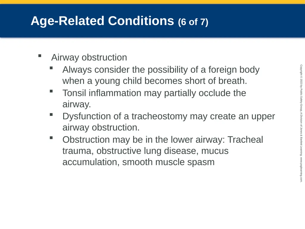 Respiratory Emergencies CHAPTER 17: Focused - slide 49 of 106