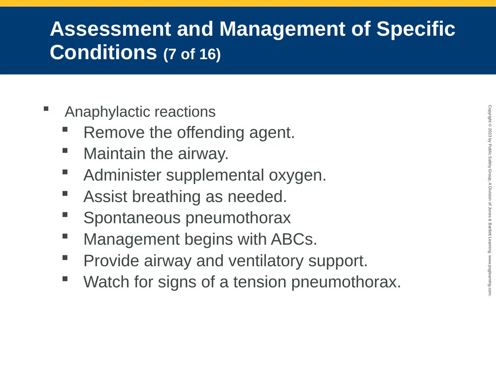 Respiratory Emergencies CHAPTER 17: Focused - slide 86 of 106