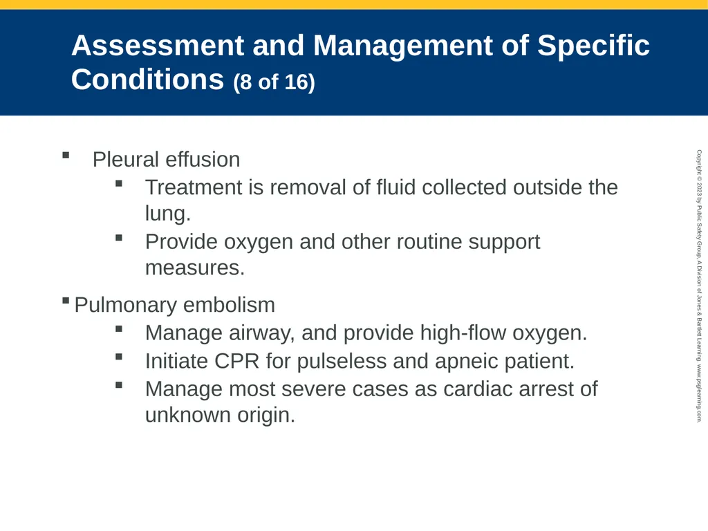 Respiratory Emergencies CHAPTER 17: Focused - slide 87 of 106