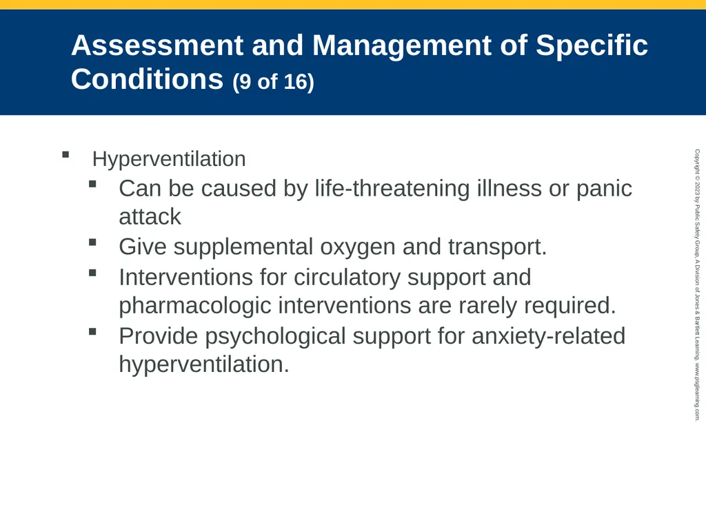 Respiratory Emergencies CHAPTER 17: Focused - slide 88 of 106