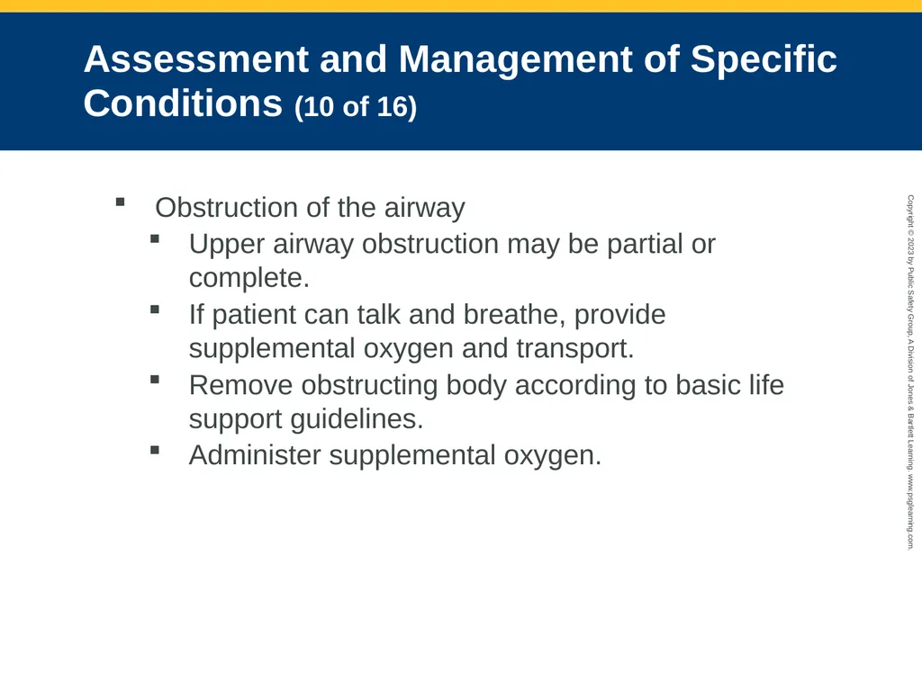 Respiratory Emergencies CHAPTER 17: Focused - slide 89 of 106
