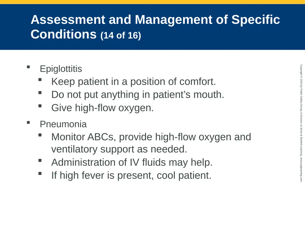 Respiratory Emergencies CHAPTER 17: Focused - slide 93 of 106