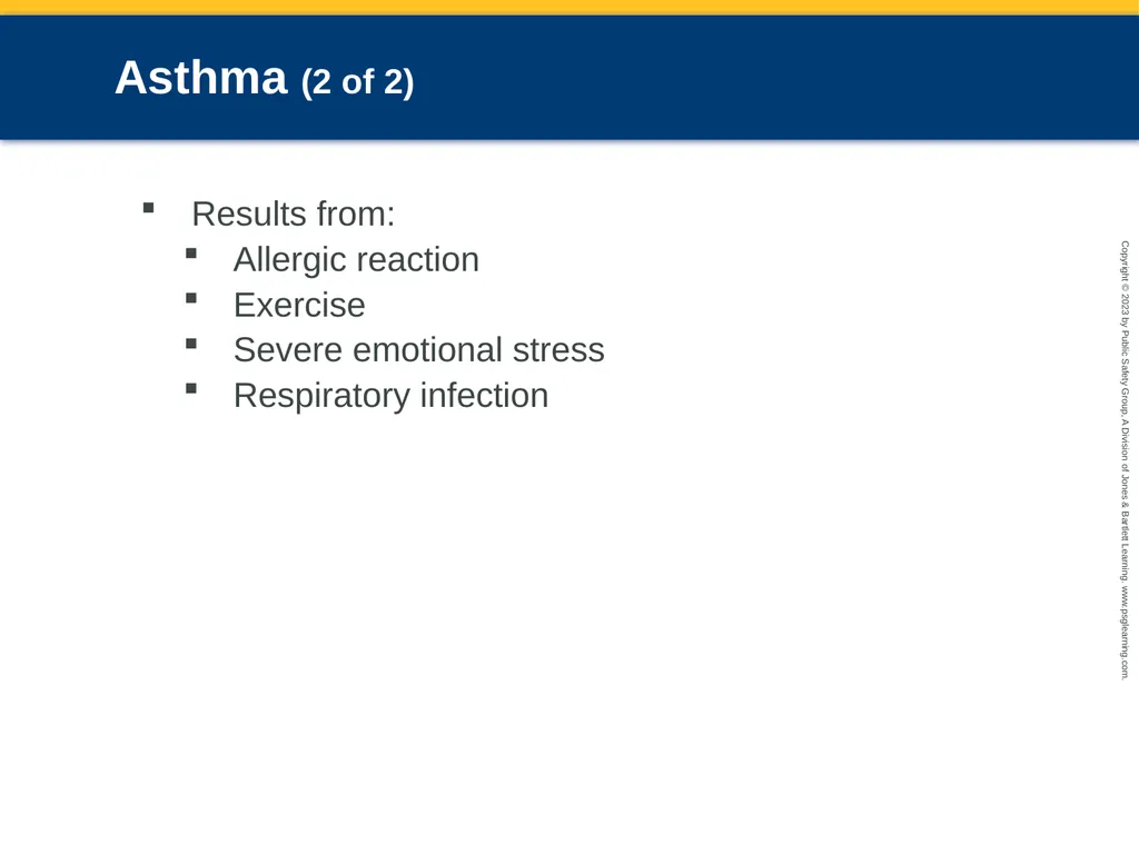 Respiratory Emergencies CHAPTER 17: Focused - slide 31 of 106