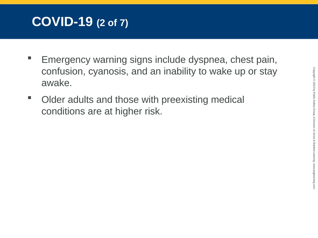 Respiratory Emergencies CHAPTER 17: Focused - slide 101 of 106