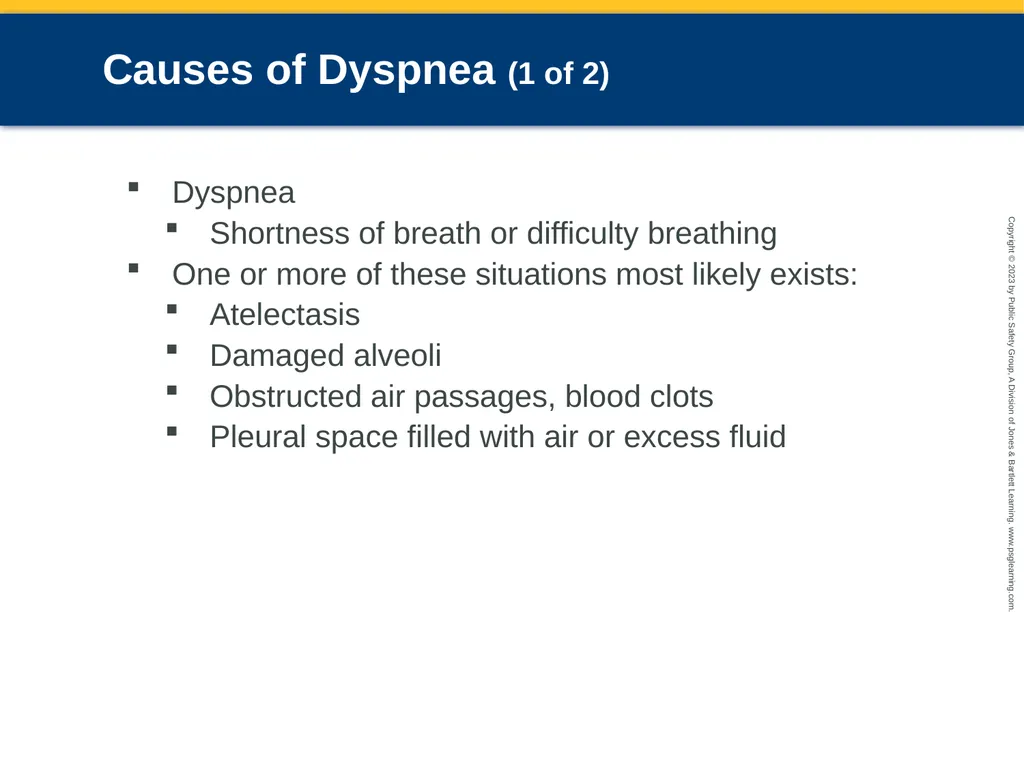 Respiratory Emergencies CHAPTER 17: Focused - slide 21 of 106