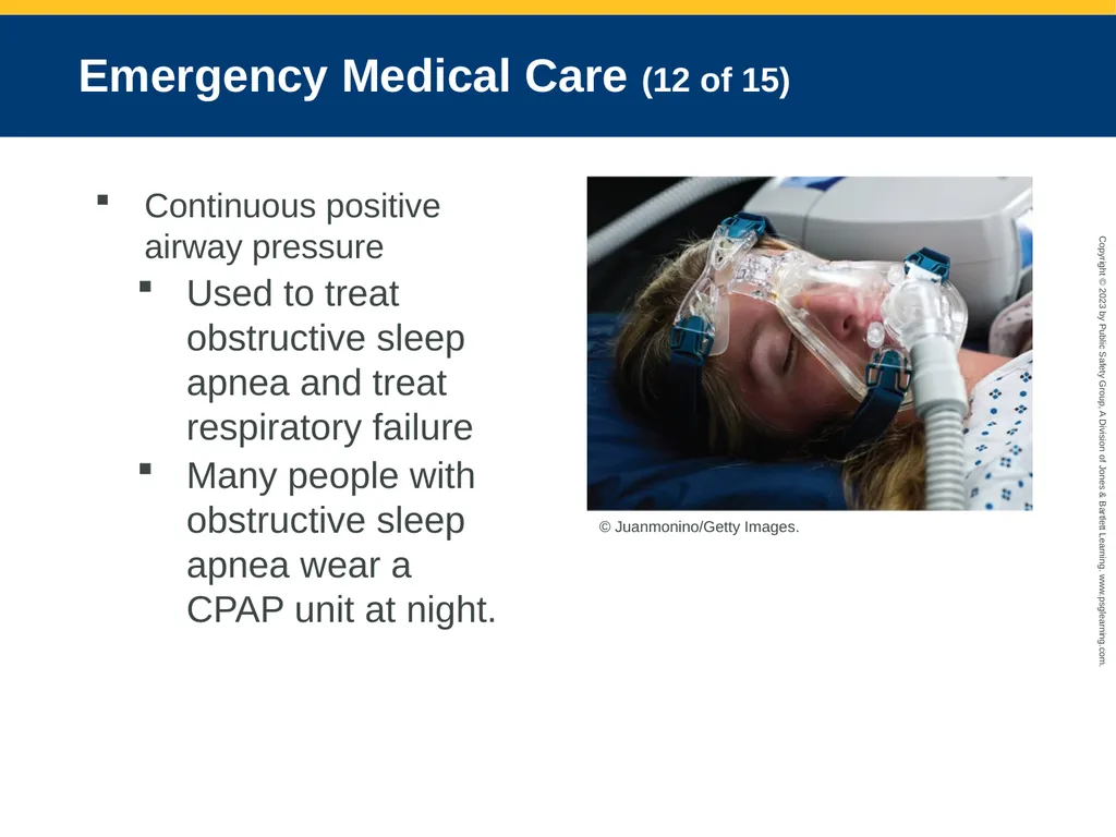 Respiratory Emergencies CHAPTER 17: Focused - slide 76 of 106