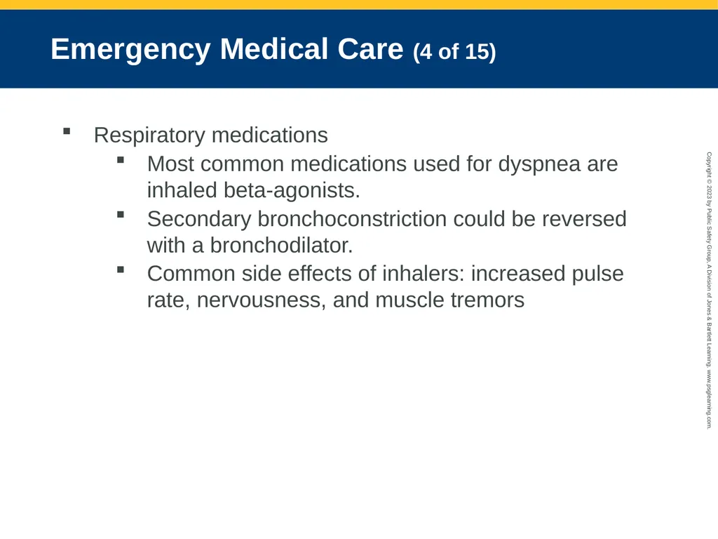 Respiratory Emergencies CHAPTER 17: Focused - slide 68 of 106