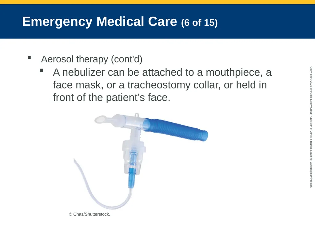 Respiratory Emergencies CHAPTER 17: Focused - slide 70 of 106