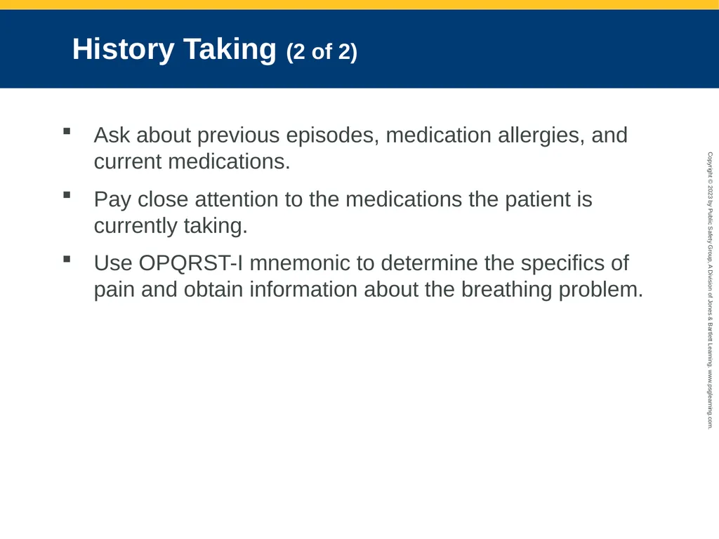 Respiratory Emergencies CHAPTER 17: Focused - slide 60 of 106
