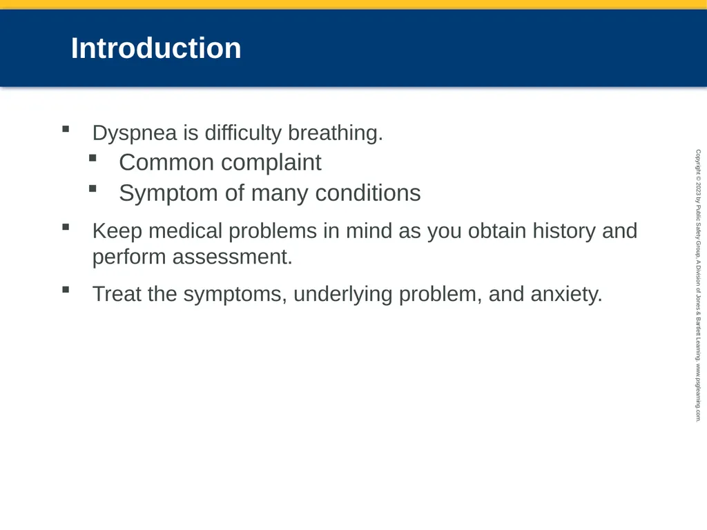 Respiratory Emergencies CHAPTER 17: Focused - slide 7 of 106